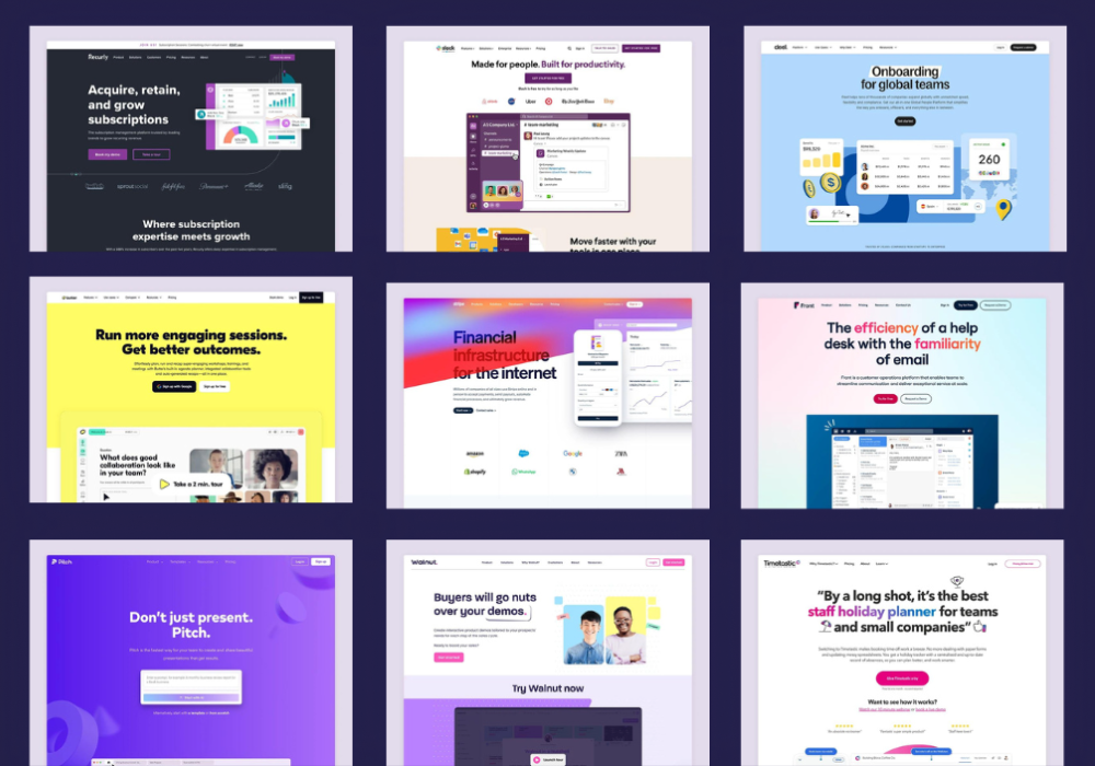 15 SaaS websites for design inspiration in 2024